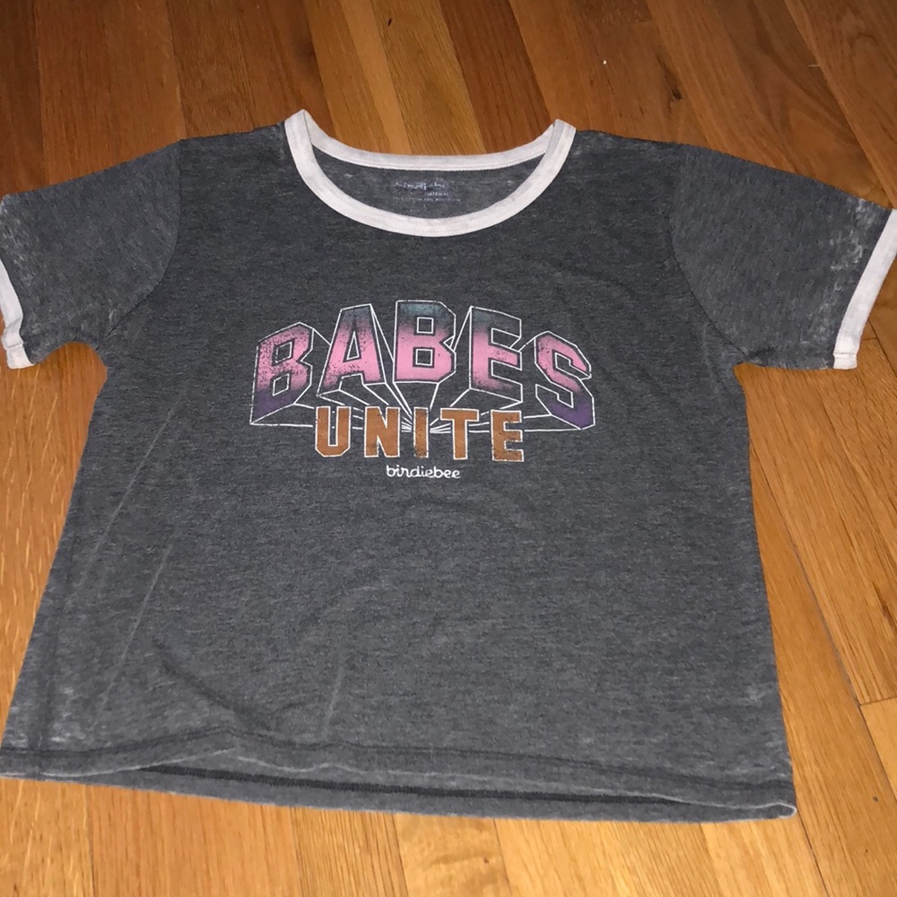 Birdiebee babes unite ringer tee